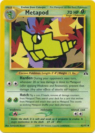 Metapod (42) (Unlimited) - Neo Discovery