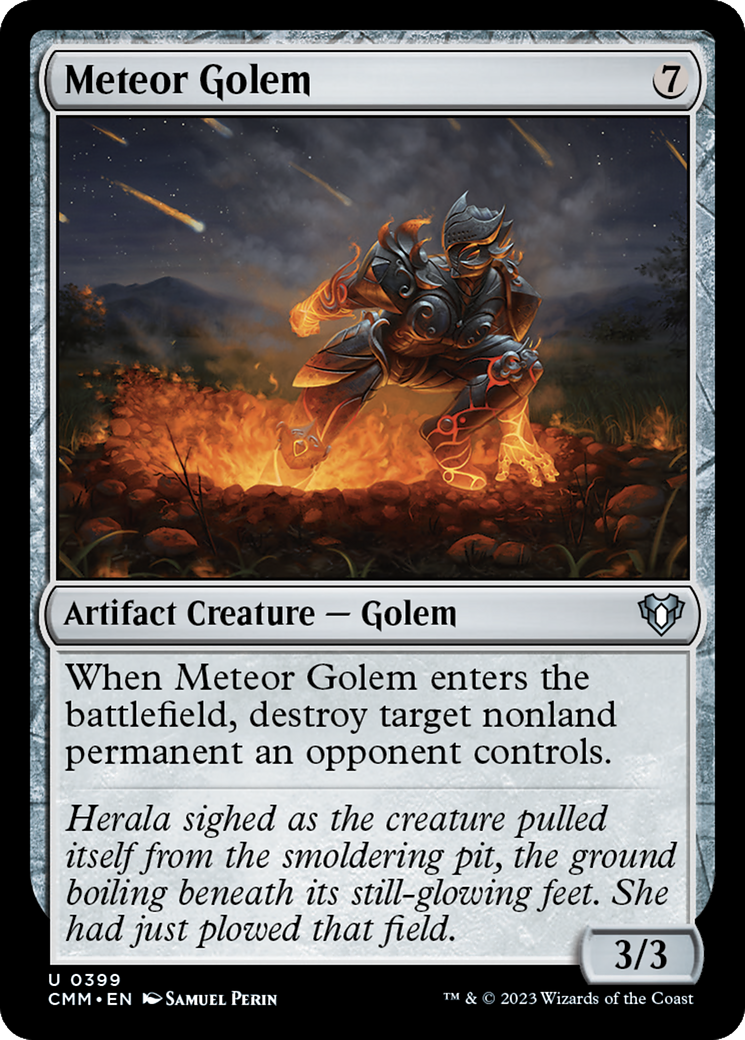 Meteor Golem (399) - Commander Masters