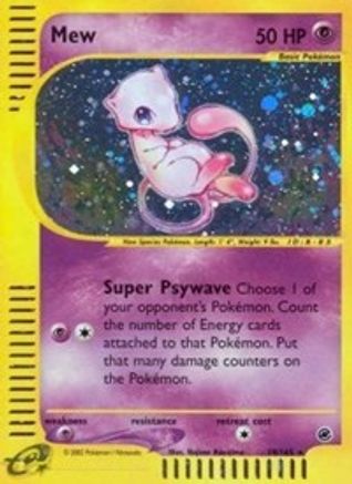 Mew (19) Reverse Holofoil - Expedition