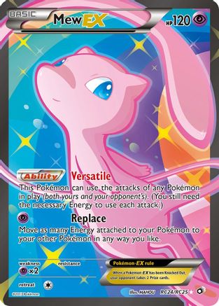 Mew EX (RC24) (Radiant Collection) Holofoil - Legendary Treasures