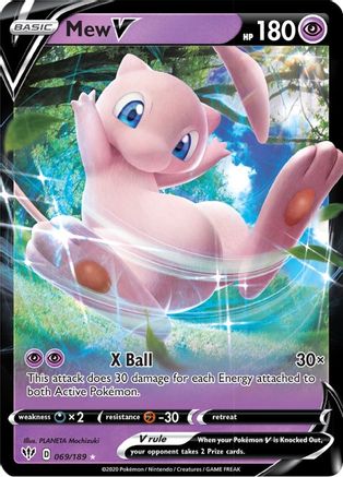 Mew V (69) Holofoil - Darkness Ablaze