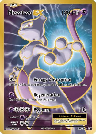 Mewtwo EX (Full Art) (103) Holofoil - Evolutions