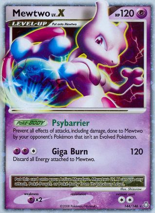 Mewtwo LV.X (144) Holofoil - Legends Awakened