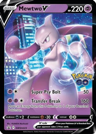 Mewtwo V (SWSH223) Holofoil - Black Star Promos