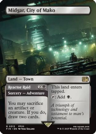 Midgar, City of Mako (Borderless) (313) Foil - FINAL FANTASY