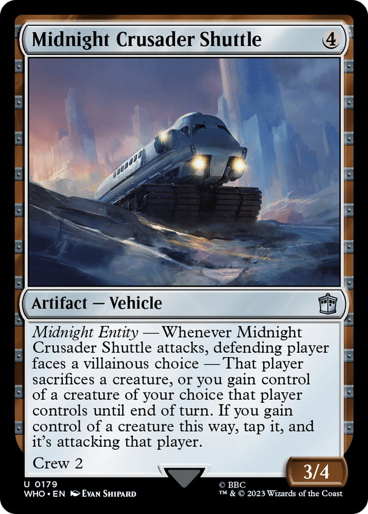 Midnight Crusader Shuttle (179) Foil - Doctor Who