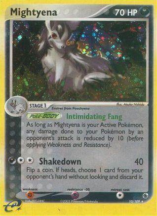 Mightyena (10) Reverse Holofoil - Ruby and Sapphire