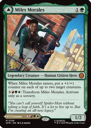 Miles Morales // Ultimate Spider-Man (Prerelease) (108) Foil - Marvel's Spider-Man