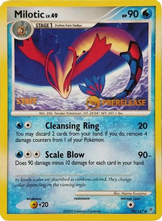 Milotic (Prerelease) [Staff] (70) - Nintendo Promos