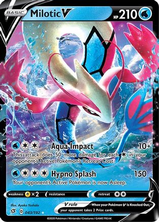Milotic V (43) Holofoil - Rebel Clash