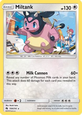 Miltank (158) - Lost Thunder