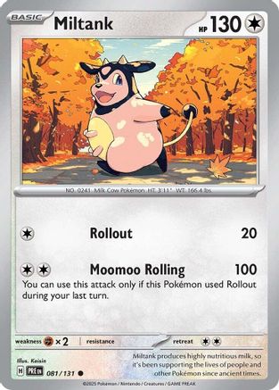 Miltank (81) Reverse Holofoil - Prismatic Evolutions