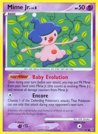 Mime Jr. (115) Reverse Holofoil - Supreme Victors
