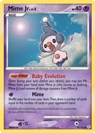 Mime Jr. (90) Reverse Holofoil - Diamond & Pearl