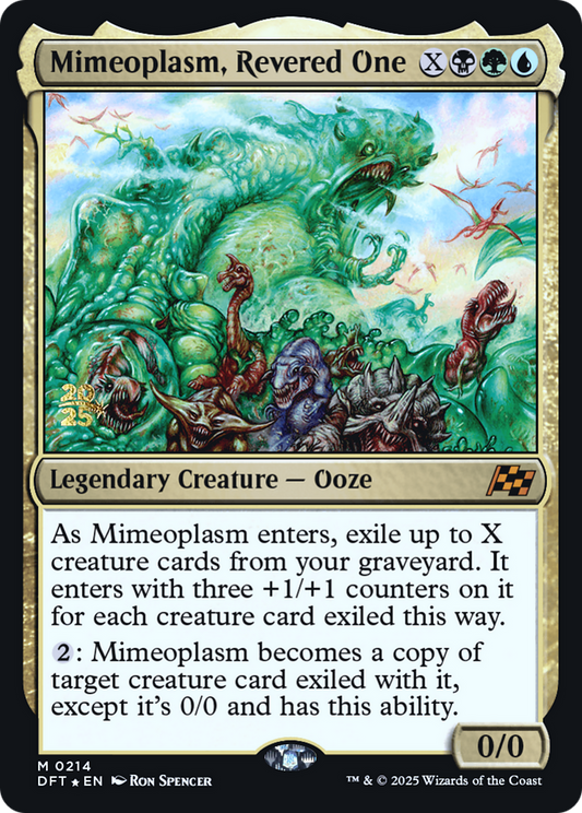 Mimeoplasm, Revered One (Prerelease) (214) Foil - Aetherdrift