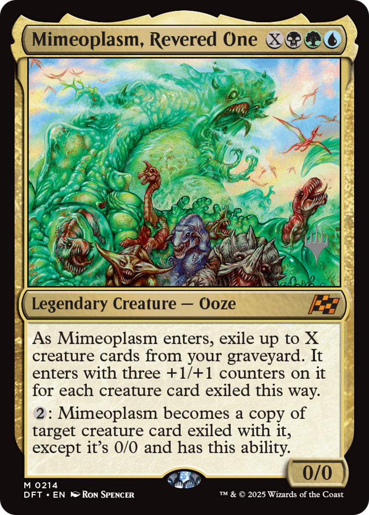 Mimeoplasm, Revered One (Promo Pack) (214) Foil - Aetherdrift