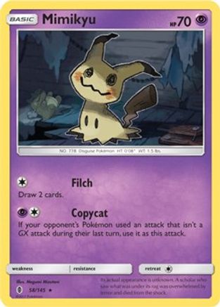 Mimikyu (Deck Exclusives) (58) - Guardians Rising