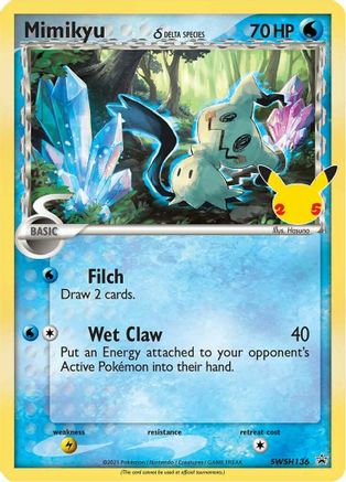 Mimikyu (Delta Species) (SWSH136) Holofoil - Black Star Promos