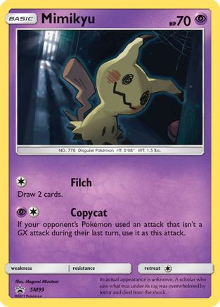 Mimikyu (SM99) Holofoil - Black Star Promos