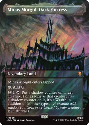 Minas Morgul, Dark Fortress (Borderless) (088) Surge Foil - The Hobbit: Eternal-Legal