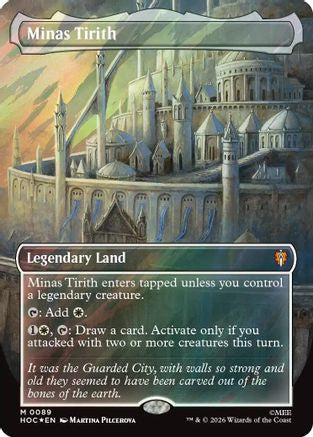 Minas Tirith (Borderless) (089) Surge Foil - The Hobbit: Eternal-Legal