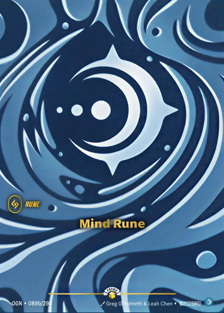 Mind Rune (089b) Foil - Riftbound Promotional Cards