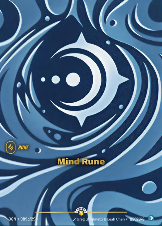 Mind Rune (089b) Foil - Riftbound Promotional Cards