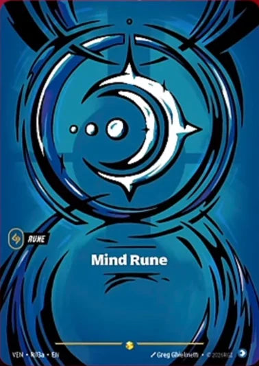 Mind Rune (Alternate Art) (R03a) Foil - Vendetta