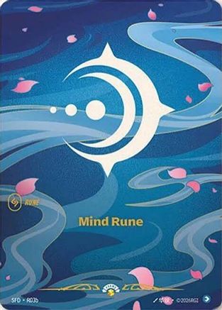 Mind Rune (SFD) (R03b) Foil - Riftbound Promotional Cards