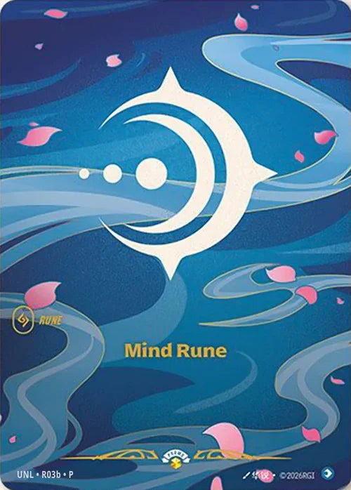 Mind Rune (UNL) (R03b) Foil - Riftbound Promotional Cards