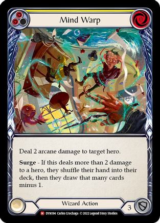 Mind Warp (DYN194) Rainbow Foil - Dynasty