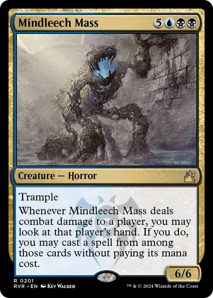 Mindleech Mass (201) Foil - Ravnica Remastered