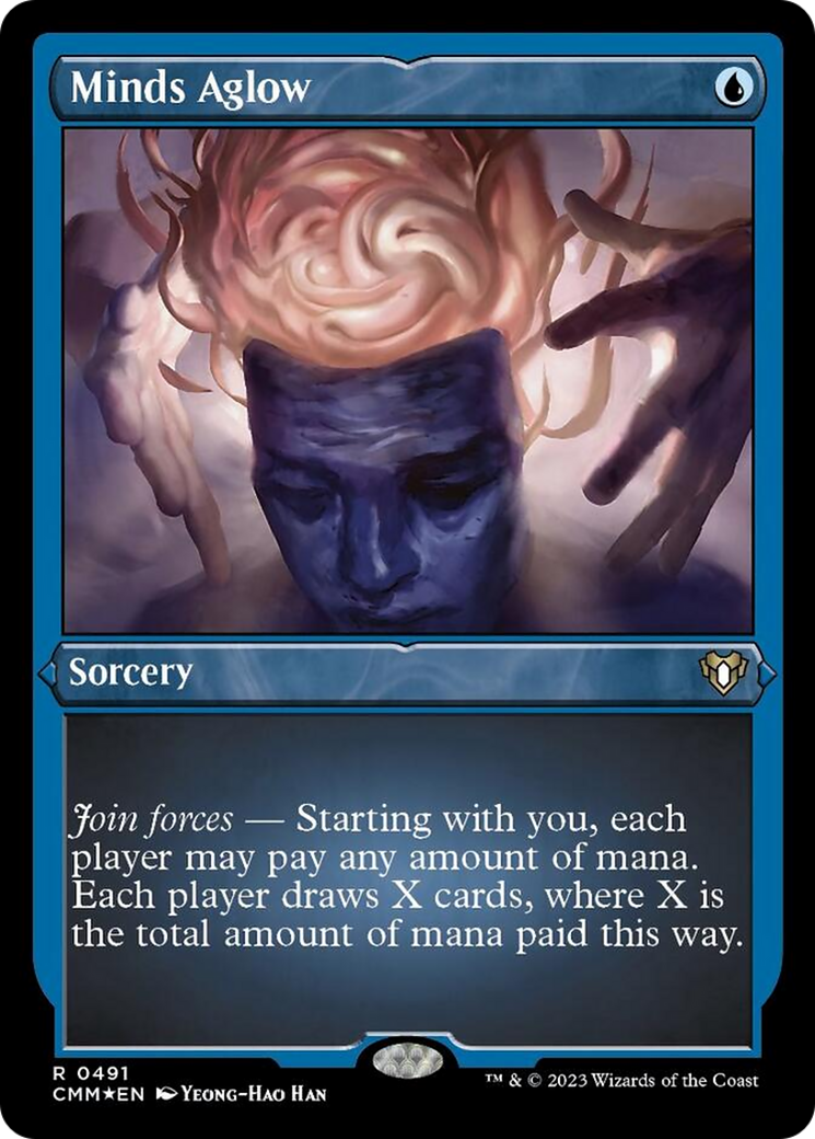 Minds Aglow (491) Etched Foil - Commander Masters