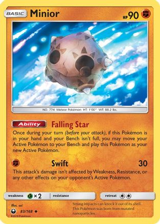 Minior (83) Reverse Holofoil - Celestial Storm
