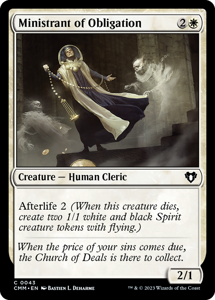 Ministrant of Obligation (043) - Commander Masters