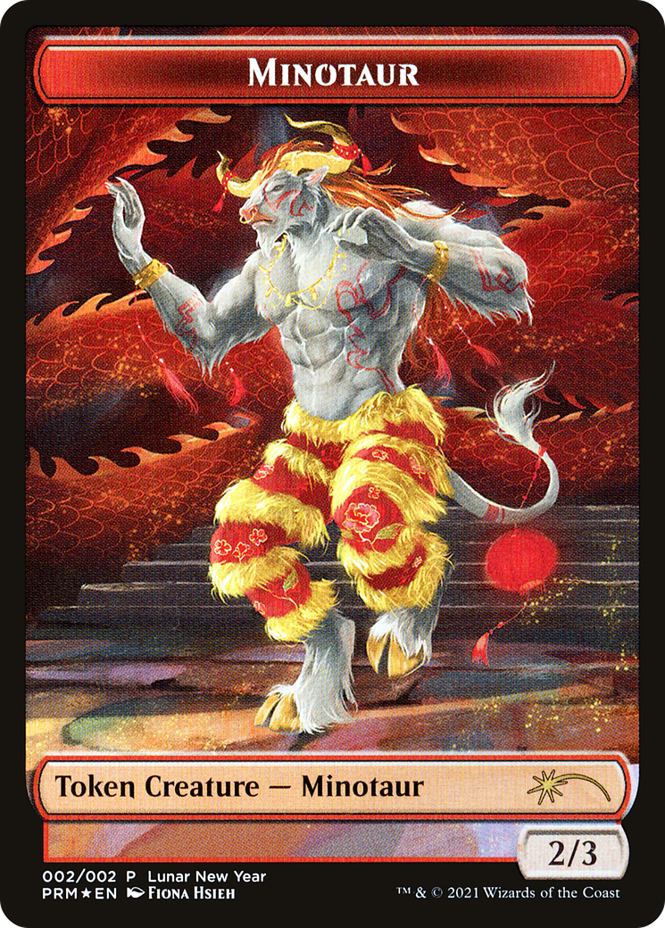 Minotaur Token (002) (Year of the Ox 2021) - Standard Showdown Promos