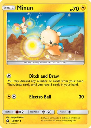 Minun (54) - Celestial Storm