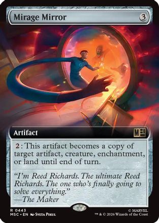 Mirage Mirror (Extended Art) (443) - Commander: Marvel Super Heroes