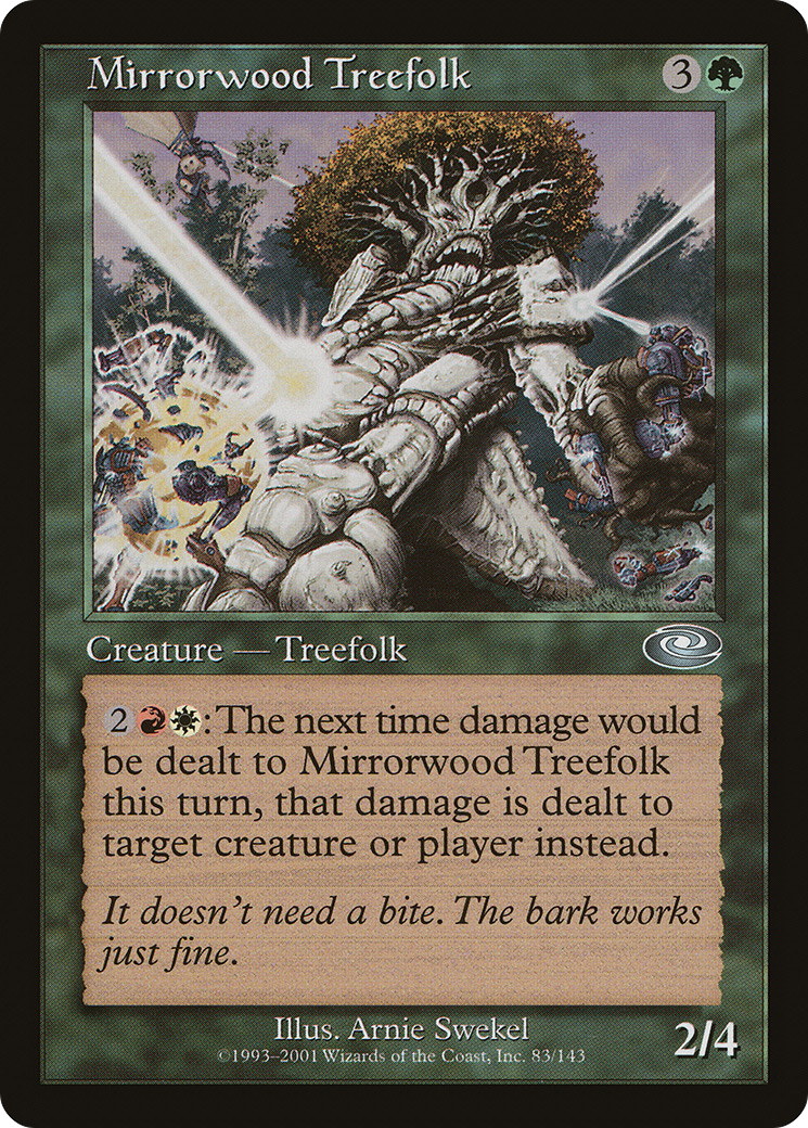 Mirrorwood Treefolk (083) Foil - Planeshift