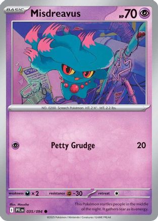 Misdreavus (35) Reverse Holofoil - Phantasmal Flames