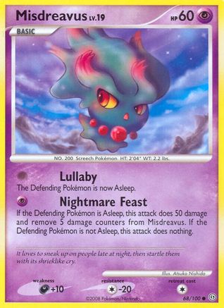 Misdreavus (68) Reverse Holofoil - Stormfront