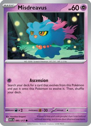 Misdreavus (85) - Ascended Heroes