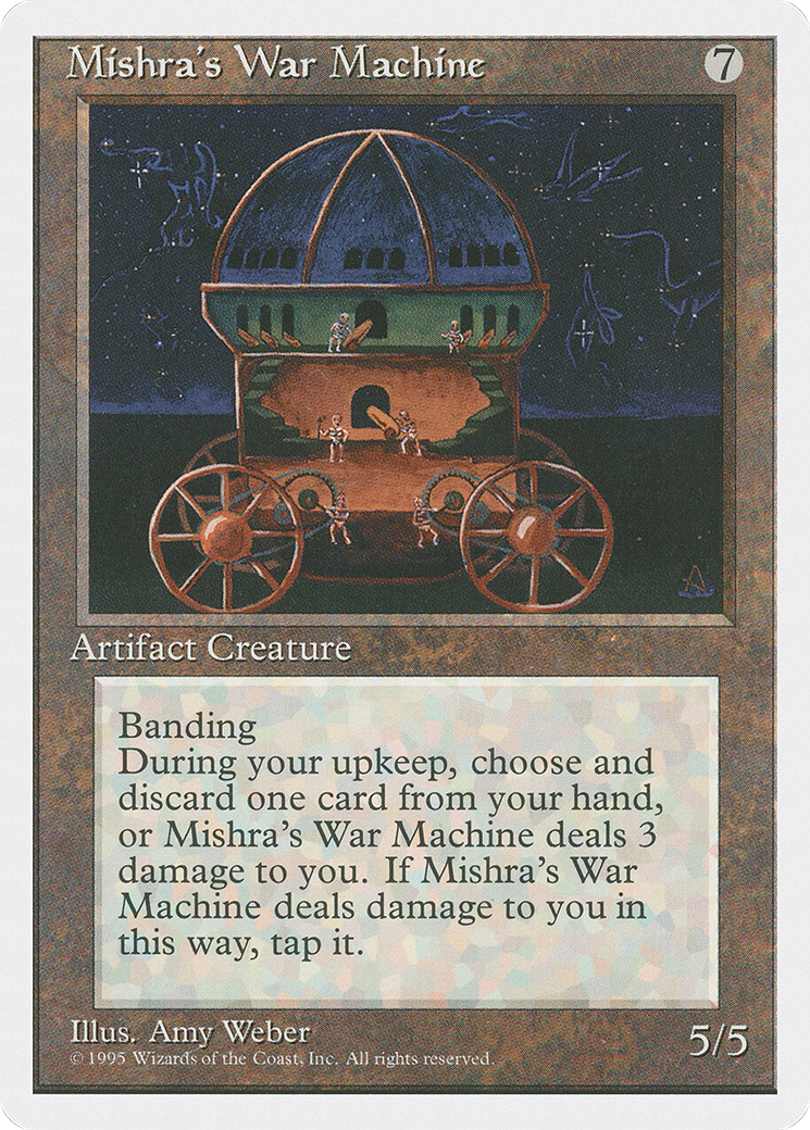 Mishra's War Machine - Fourth Edition