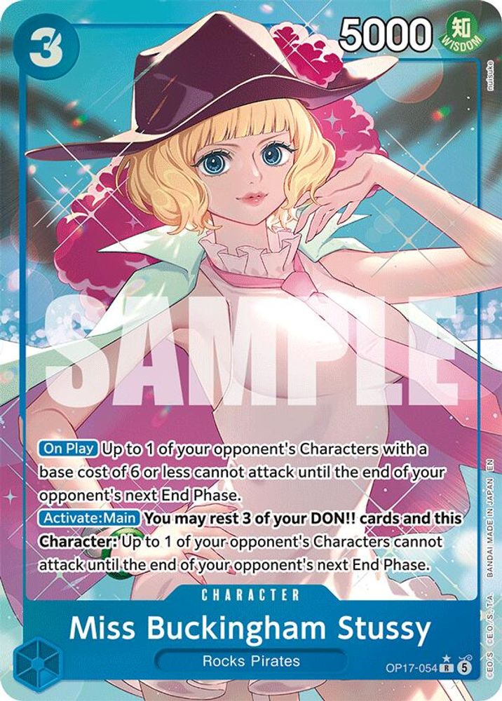 Miss Buckingham Stussy (Alternate Art) (OP17-054) Foil