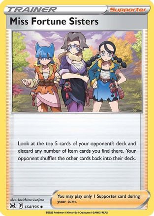 Miss Fortune Sisters (164) Reverse Holofoil - Lost Origin