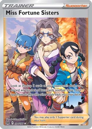 Miss Fortune Sisters (Full Art) (194) Holofoil - Lost Origin