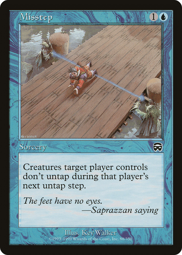 Misstep (088) Foil - Mercadian Masques
