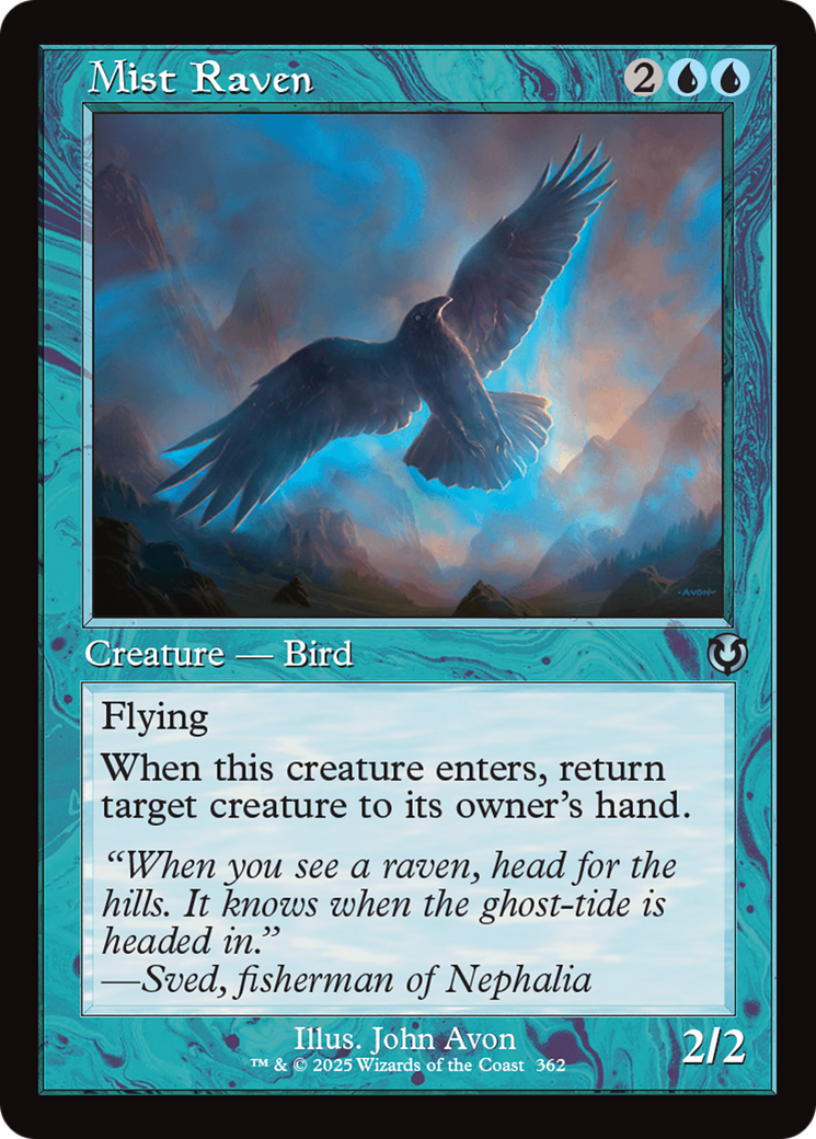 Mist Raven (Retro) (362) Foil - Innistrad Remastered