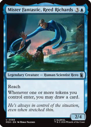 Mister Fantastic, Reed Richards (066) Foil - Marvel Super Heroes
