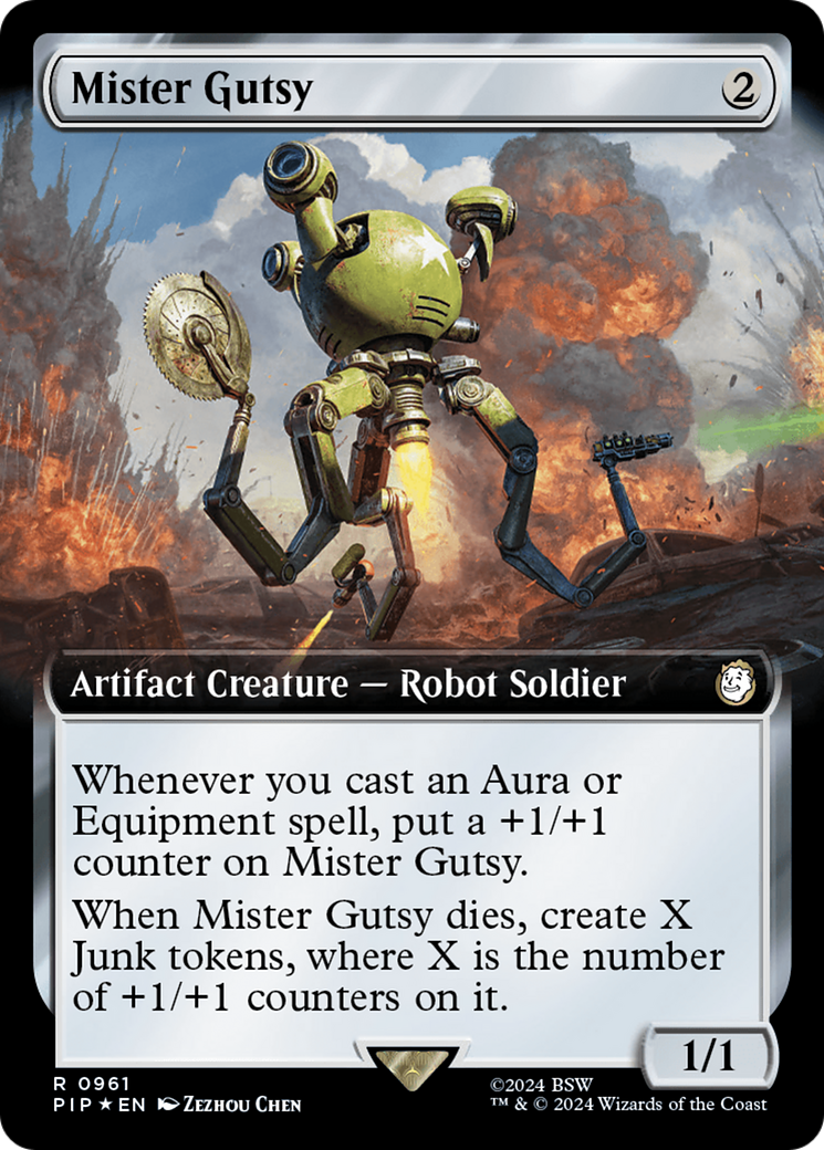 Mister Gutsy (Extended Art) (961) Surge Foil - Fallout